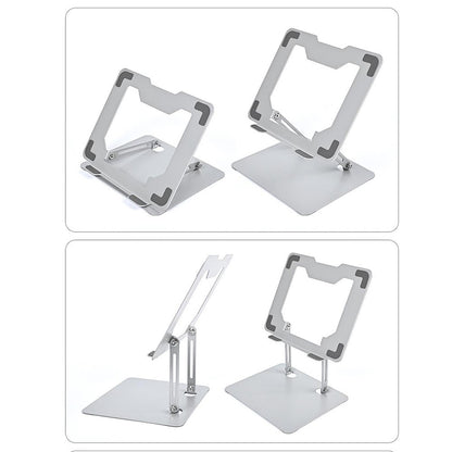 GFS012-T Foldable Carbon Steel Laptop Cooling Stand Adjustable Height Hollow Out Tablet Support