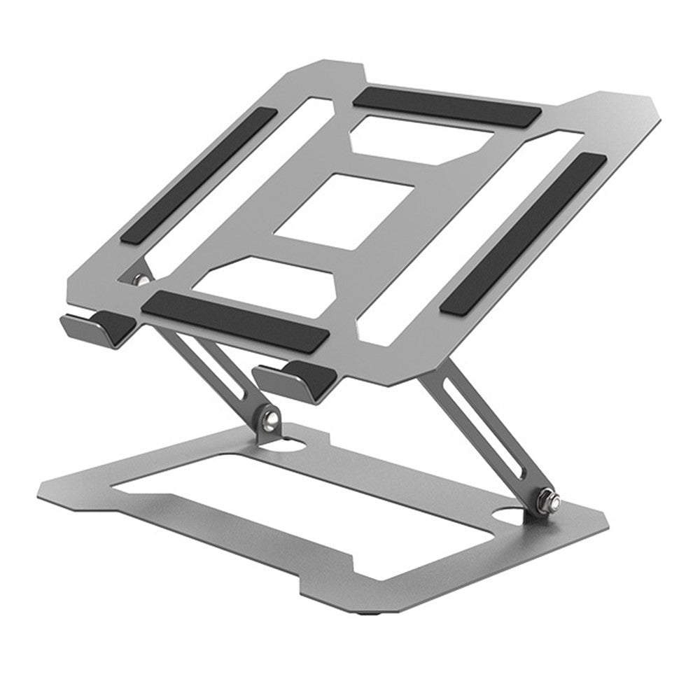 GFS13-TT Foldable Desktop Stand for Laptop Carbon Steel Adjustable Height Notebook Bracket