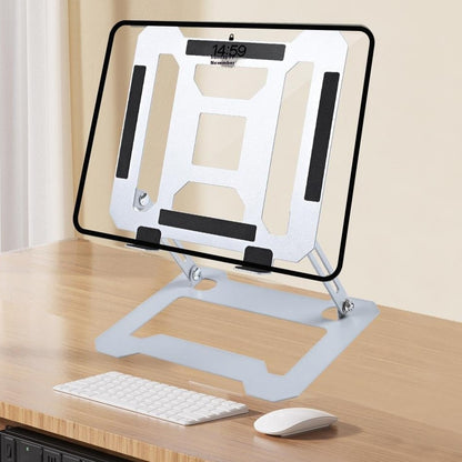 GFS13-TT Foldable Desktop Stand for Laptop Carbon Steel Adjustable Height Notebook Bracket