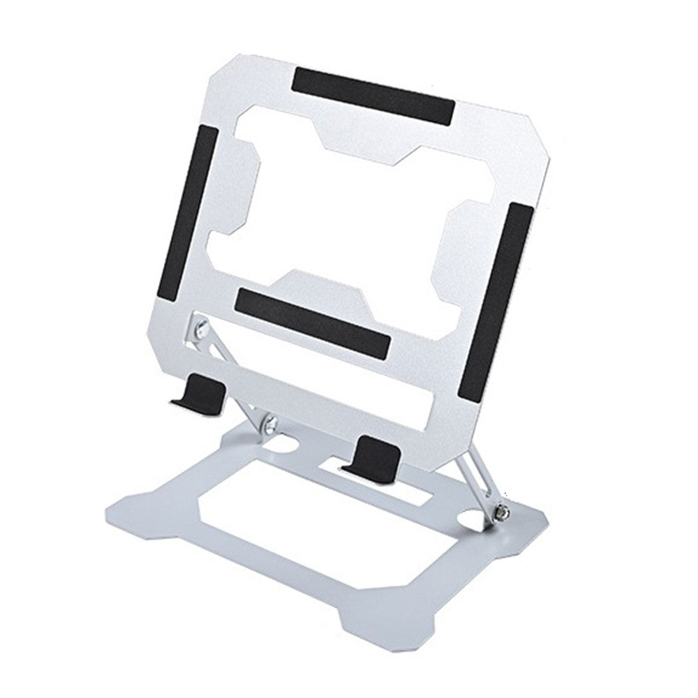 GFS14-TT 5kg Load Bearing Carbon Steel Laptop Cooling Stand Adjustable Height Hollow Out Tablet Support