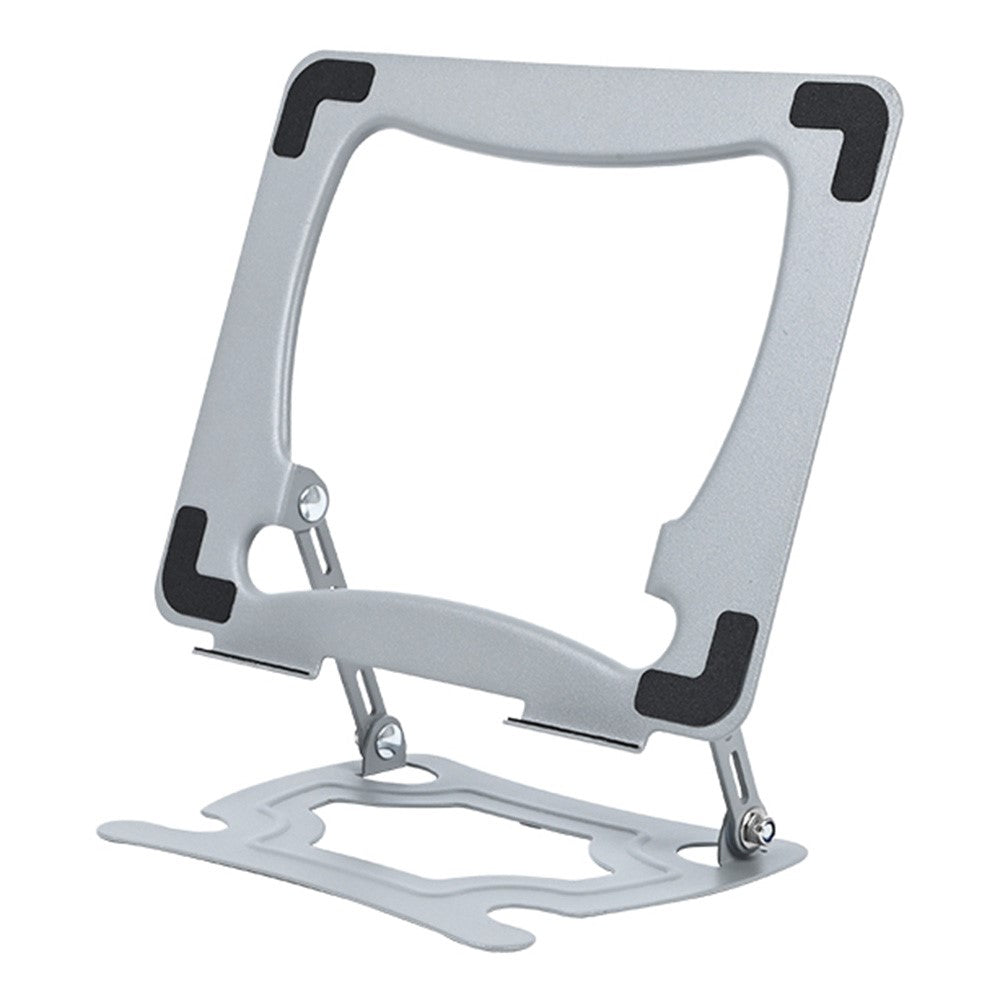 GFS015-T Carbon Steel Foldable Tablet Stand Adjustable Height Heat Dissipation Collapsible Laptop Bracket