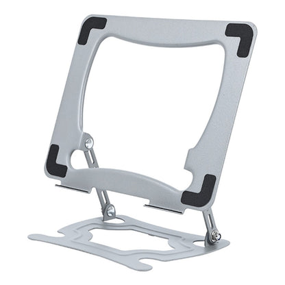 GFS015-T Carbon Steel Foldable Tablet Stand Adjustable Height Heat Dissipation Collapsible Laptop Bracket