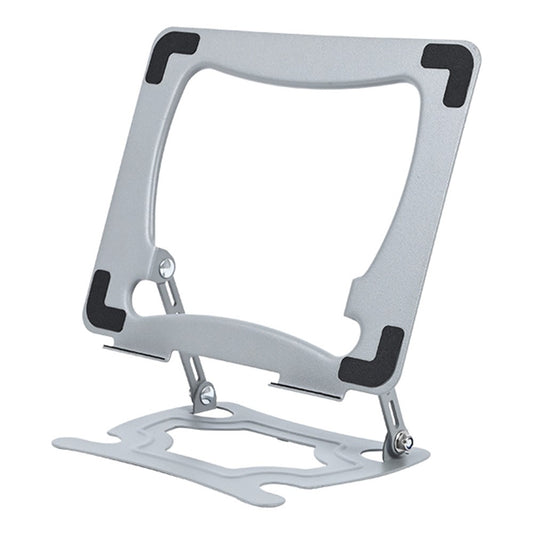 GFS015-T Carbon Steel Foldable Tablet Stand Adjustable Height Heat Dissipation Collapsible Laptop Bracket