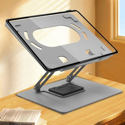 GFX07-T Laptop Holder Cooling Stand Adjustable Height 360 Degree Rotating Carbon Steel Foldable Bracket