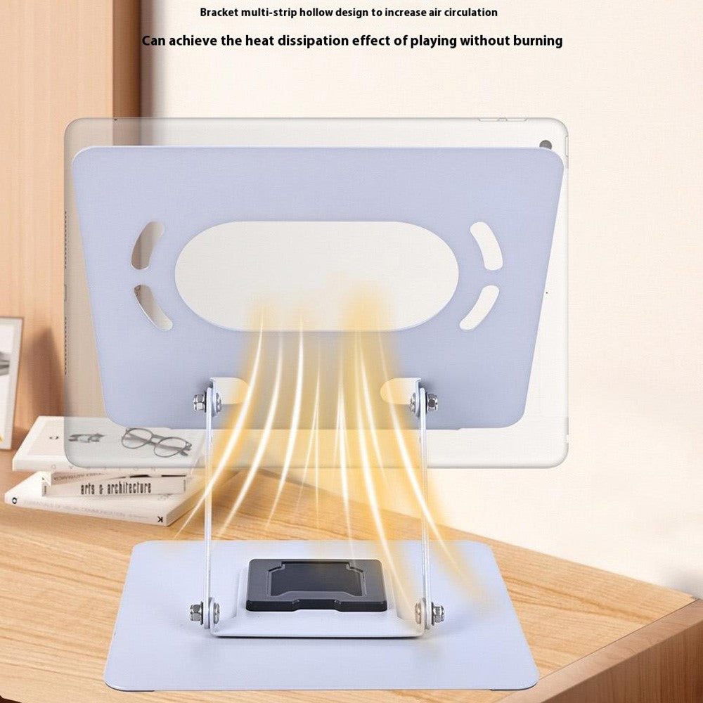 GFX07-T Laptop Holder Cooling Stand Adjustable Height 360 Degree Rotating Carbon Steel Foldable Bracket