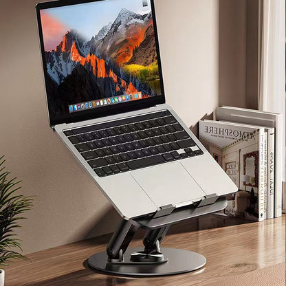 COTECI BS-011 Laptop Folding Rotating Stand Portable Adjustable Desktop Holder for Tablets Notebooks