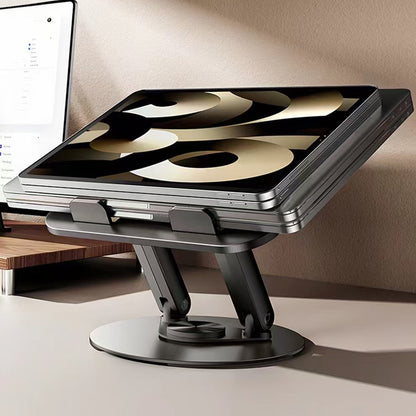 COTECI BS-011 Laptop Folding Rotating Stand Portable Adjustable Desktop Holder for Tablets Notebooks