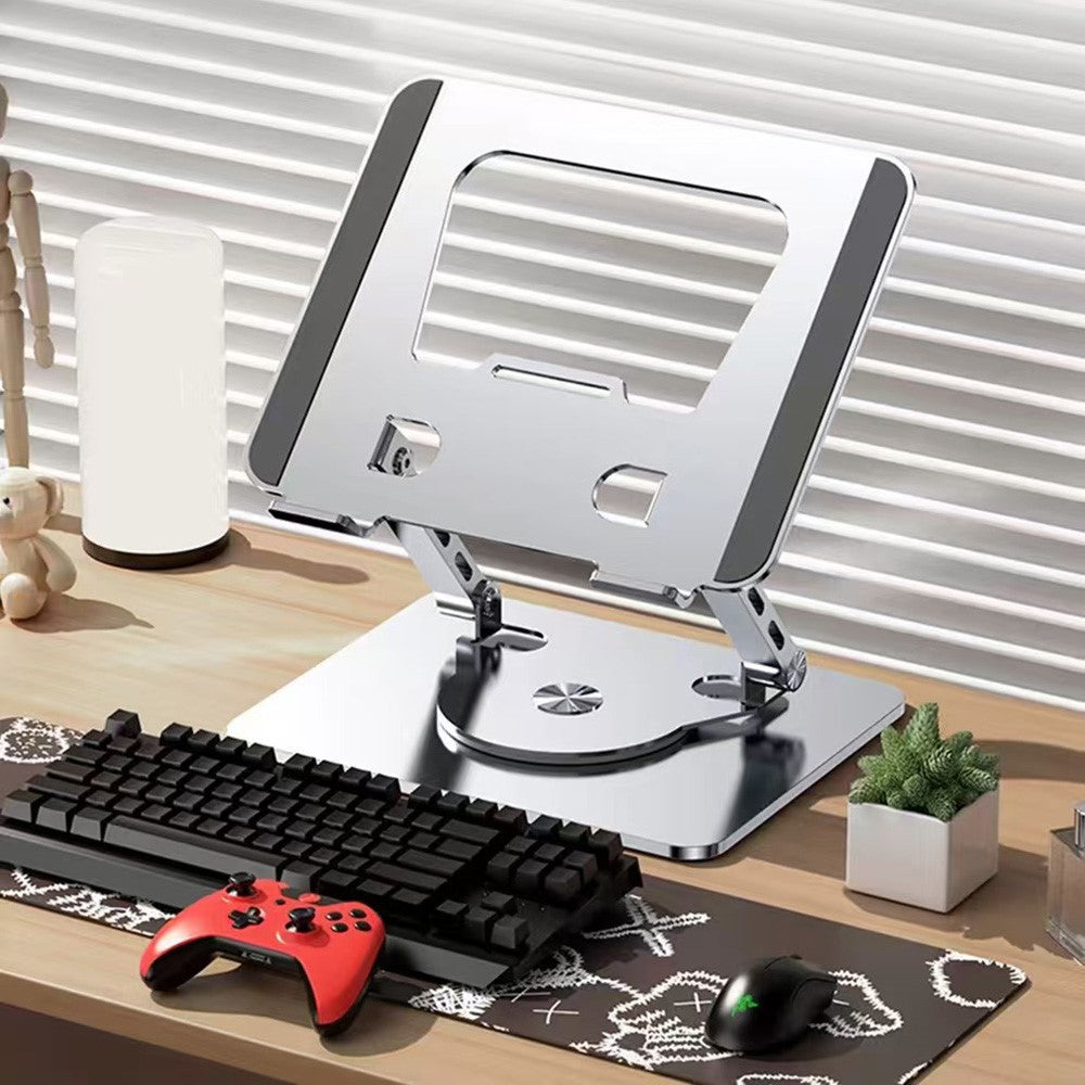 COTECI BS-007 Foldable Laptop Stand 360-Degree Rotatable Aluminum Alloy Adjustable Tablet Holder