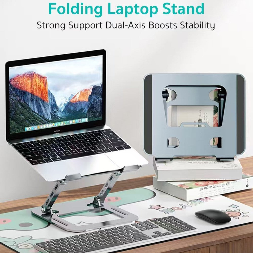 COTECI BS-008 Folding Laptop Stand Aluminum Alloy Tablet Holder Adjustable Height Portable