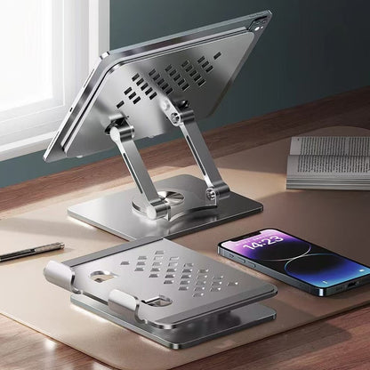 COTECI BS-009 Folding Tablet Stand 360-Degree Rotating Laptop Holder Multi Angle Adjustable