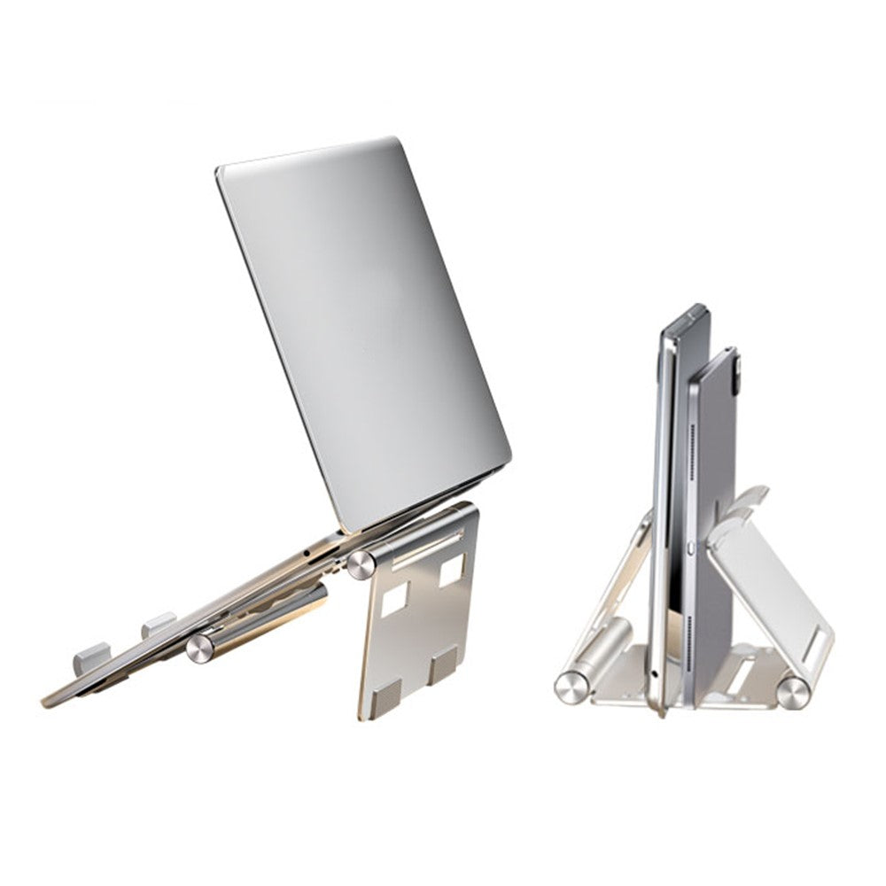 BENWIS 3 in 1 Foldable Laptop Tablet Stand Aluminum Alloy Multi-Function Notebook Tablet Phone Desktop Holder
