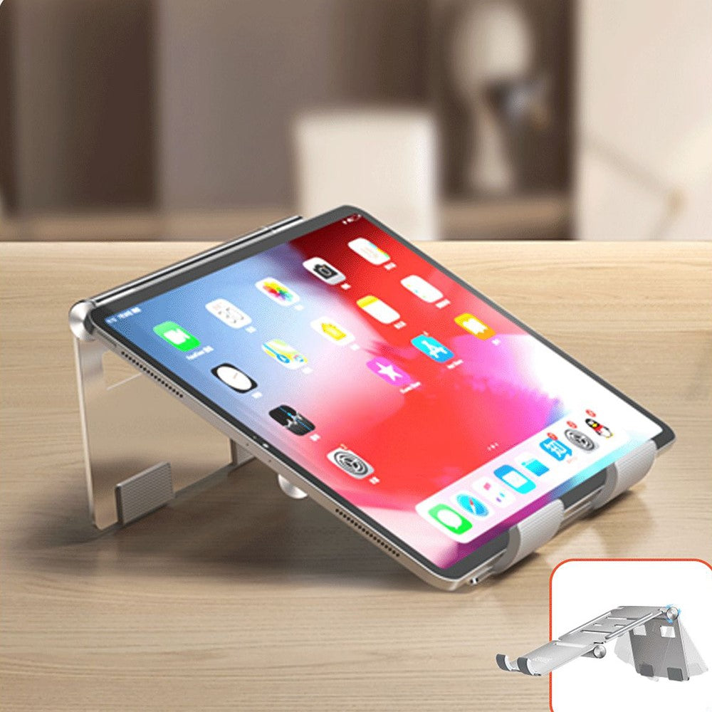 BENWIS 3 in 1 Foldable Laptop Tablet Stand Aluminum Alloy Multi-Function Notebook Tablet Phone Desktop Holder