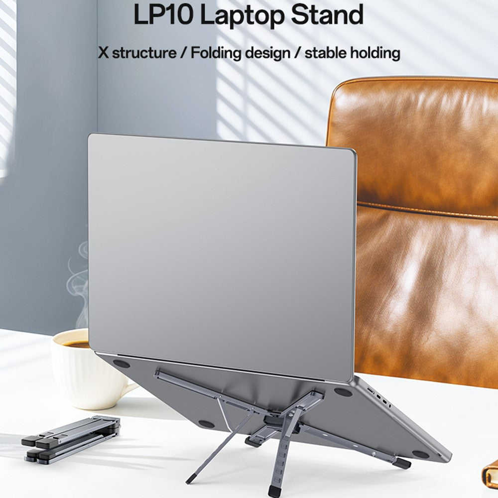 YESIDO LP10 Laptop Stand Foldable Adjustable Height Cooling Pad Notebook Laptop Holder
