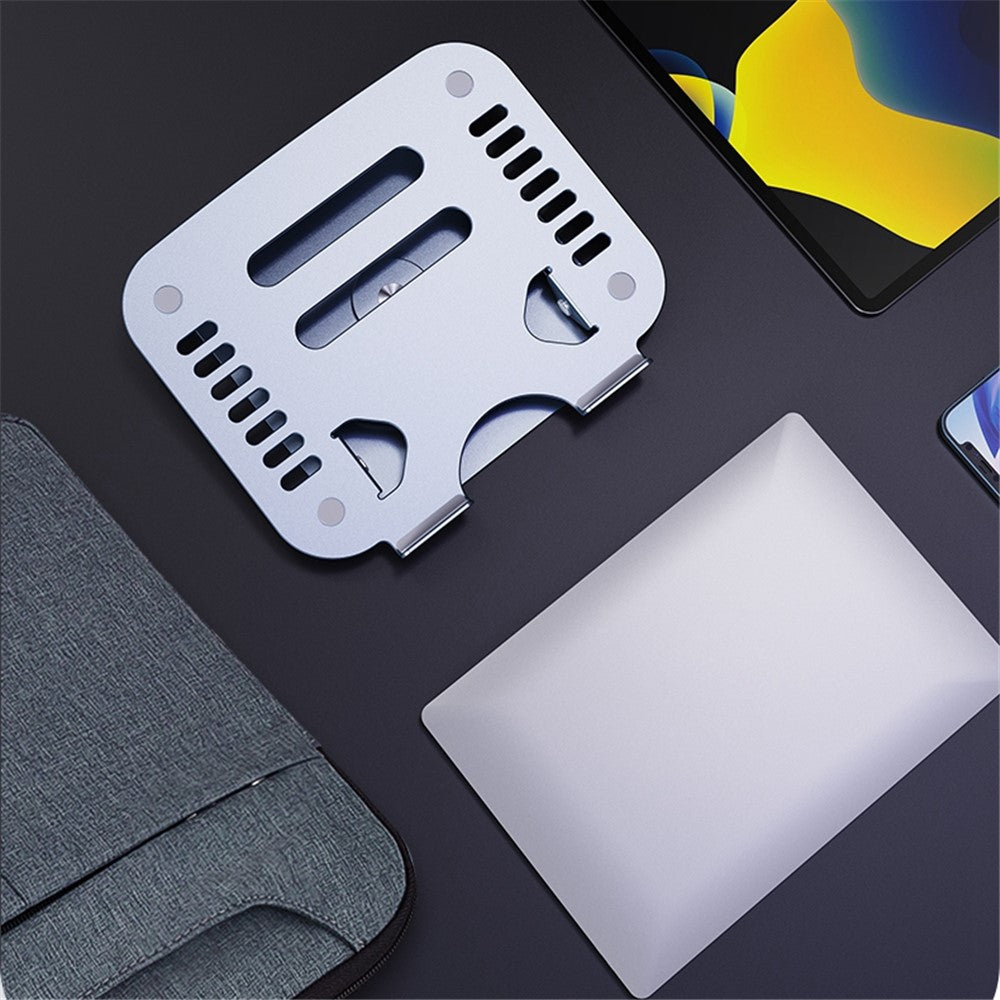 R-JUST HZ08-1 360 Degree Rotating Height Adjustable Laptop Bracket Folding Notebook Stand