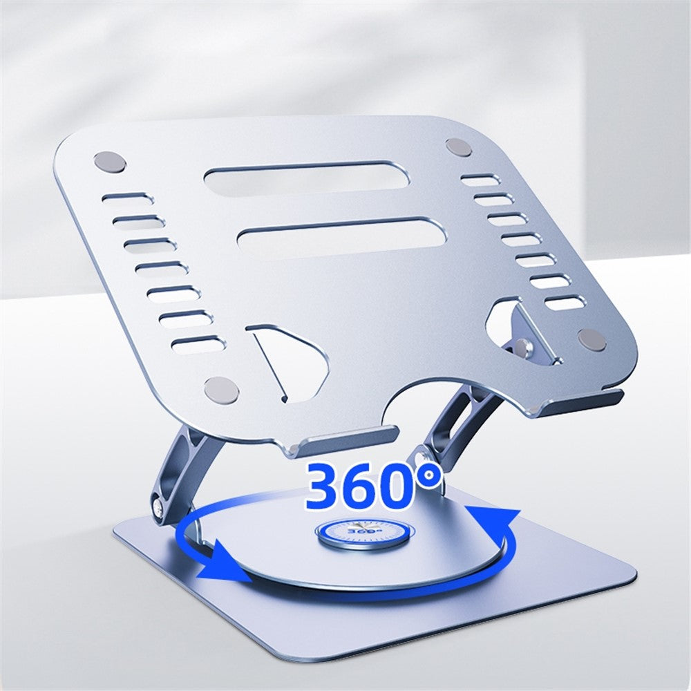 R-JUST HZ08-1 360 Degree Rotating Height Adjustable Laptop Bracket Folding Notebook Stand