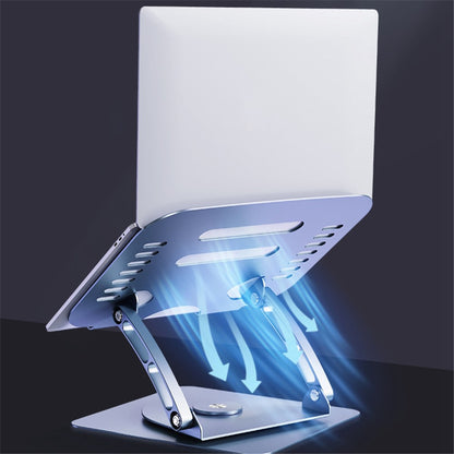R-JUST HZ08-1 360 Degree Rotating Height Adjustable Laptop Bracket Folding Notebook Stand