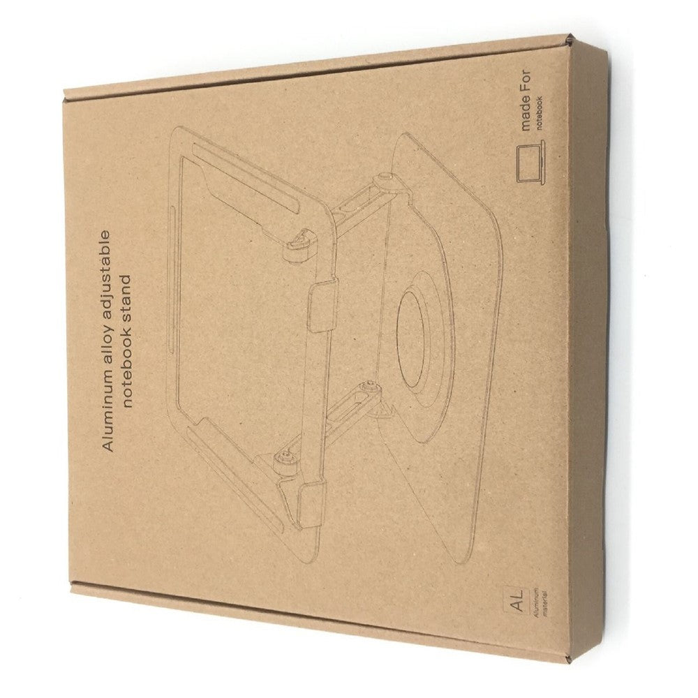 D147 360 Degree Rotating Laptop Lifting Bracket Aluminum Alloy Notebook Cooler Desktop Stand