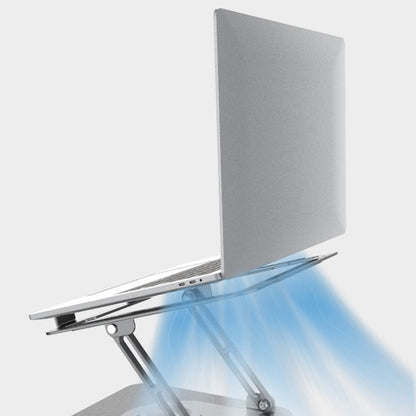 D147 360 Degree Rotating Laptop Lifting Bracket Aluminum Alloy Notebook Cooler Desktop Stand