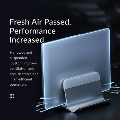 ORICO ORICO-NPB2 Notebook Vertical Aluminum Alloy Bracket Desktop Laptop Holder Stand