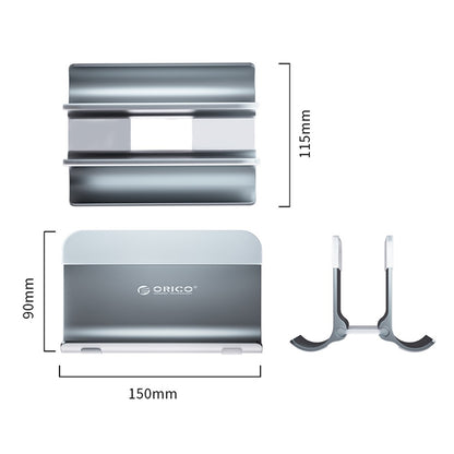 ORICO ORICO-NPB2 Notebook Vertical Aluminum Alloy Bracket Desktop Laptop Holder Stand