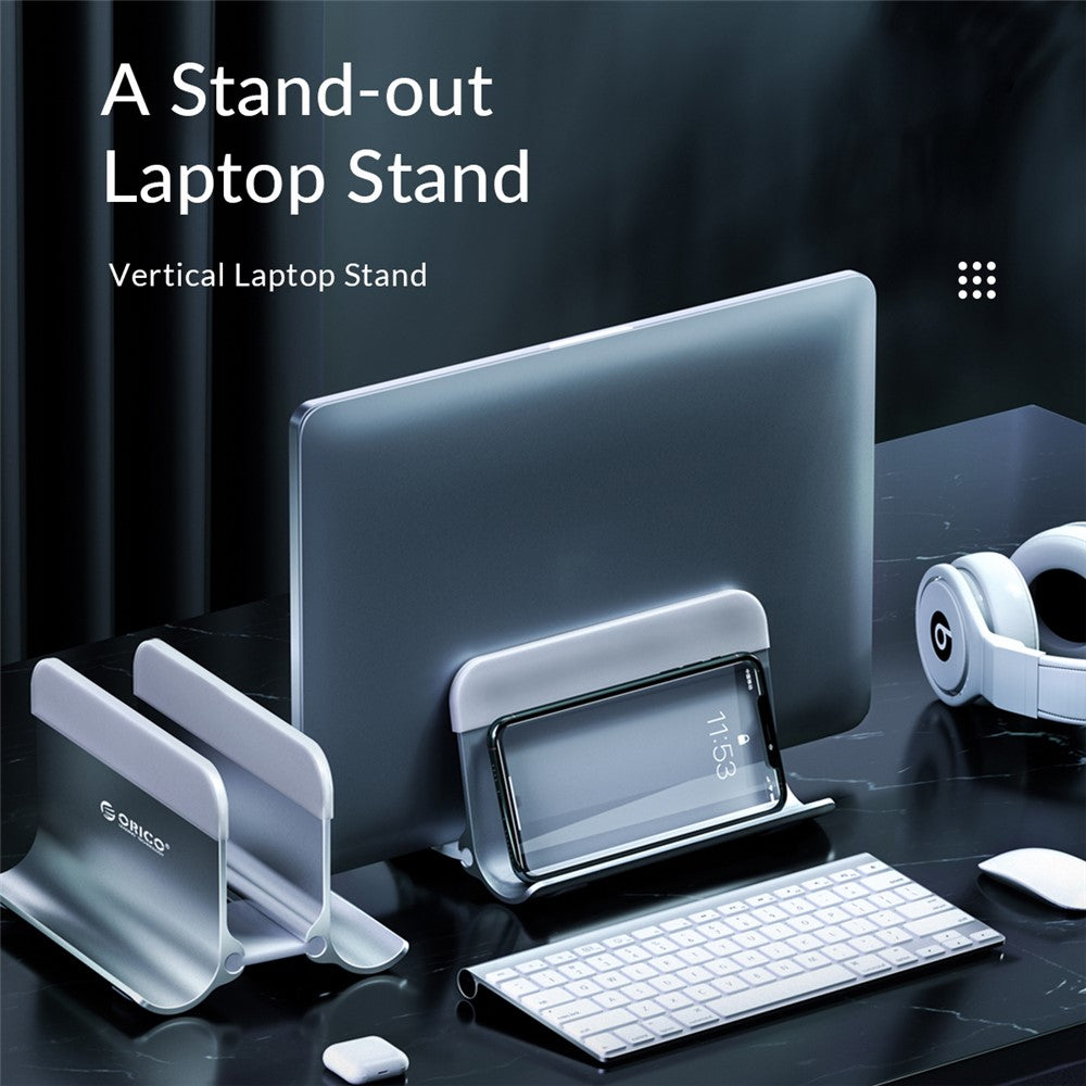 ORICO ORICO-NPB2 Notebook Vertical Aluminum Alloy Bracket Desktop Laptop Holder Stand