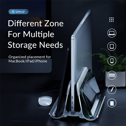 ORICO ORICO-NPB2 Notebook Vertical Aluminum Alloy Bracket Desktop Laptop Holder Stand