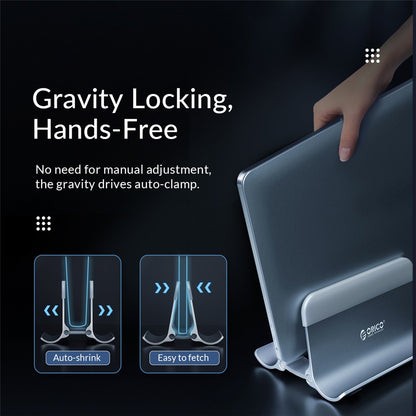 ORICO ORICO-NPB2 Notebook Vertical Aluminum Alloy Bracket Desktop Laptop Holder Stand