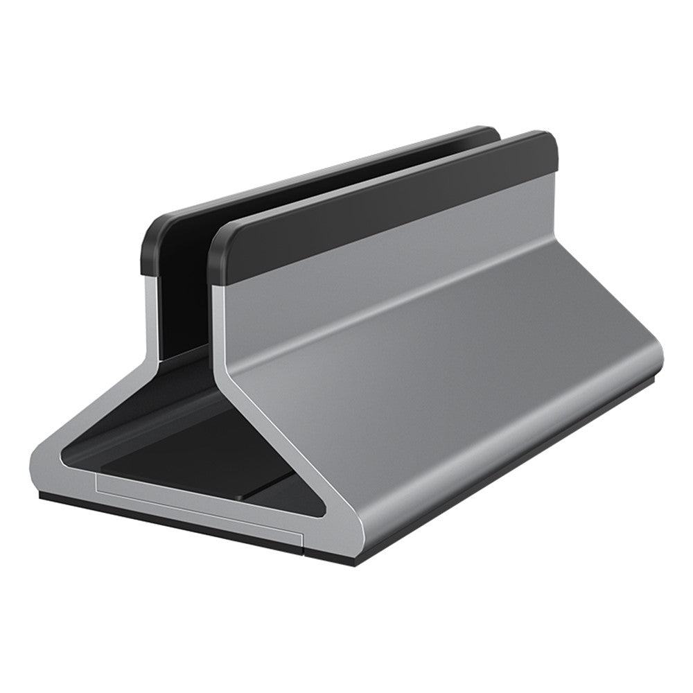 C4 Adjustable Width Single Slot Storage Base for Notebooks and Tablets Aluminum Alloy Desk Stand