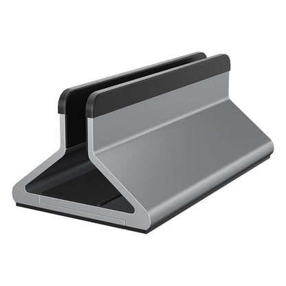 C4 Adjustable Width Single Slot Storage Base for Notebooks and Tablets Aluminum Alloy Desk Stand