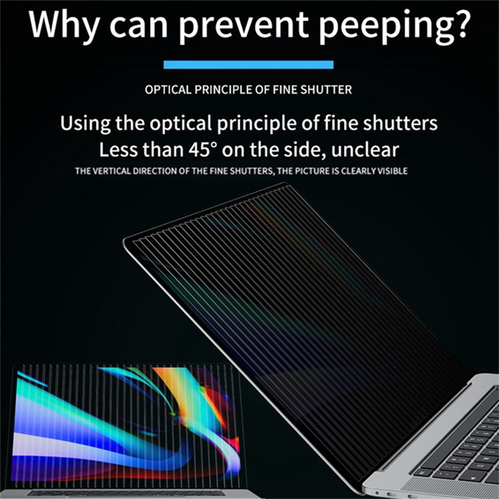 For MacBook Pro 13 inch (2022) / (2020) A2338 Magnetic Attraction Anti-Spy PET Film Laptop Screen Protector