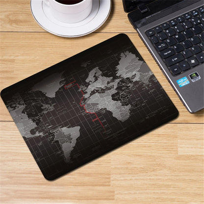 World Map Pattern RGB Luminous Mouse Pad Large Gaming Keyboard Mouse Mat Non-slip Desk Mat 800 x 300mm