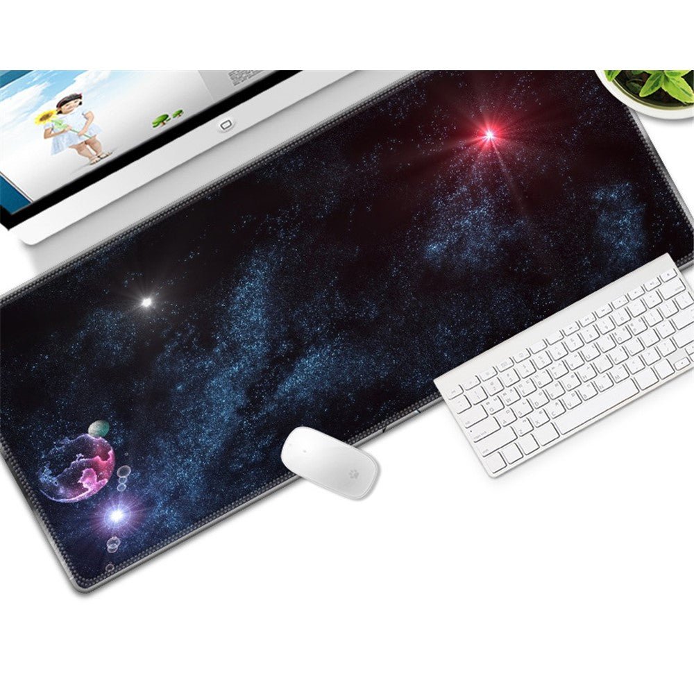 Computer Laptop Mouse Pad Starry Sky Gaming Play Mat Office Desk Mat, Size: 300x800x3mm