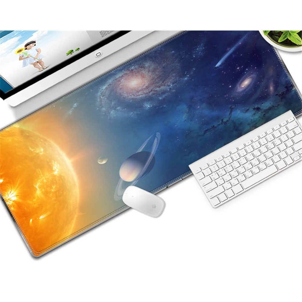 Computer Laptop Mouse Pad Starry Sky Gaming Play Mat Office Desk Mat, Size: 300x800x3mm