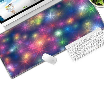 Colorful Gaming Mouse Pad Non-slip Keyboard Mat Large Desk Mat for PC Computer Laptop, Size: 300x800x3mm