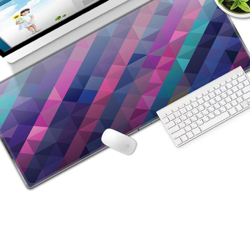 Colorful Gaming Mouse Pad Non-slip Keyboard Mat Large Desk Mat for PC Computer Laptop, Size: 300x800x3mm