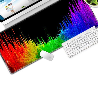 Colorful Gaming Mouse Pad Non-slip Keyboard Mat Large Desk Mat for PC Computer Laptop, Size: 300x800x3mm