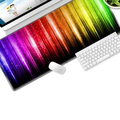 Colorful Gaming Mouse Pad Non-slip Keyboard Mat Large Desk Mat for PC Computer Laptop, Size: 300x800x3mm
