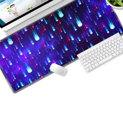 Colorful Gaming Mouse Pad Non-slip Keyboard Mat Large Desk Mat for PC Computer Laptop, Size: 300x800x3mm