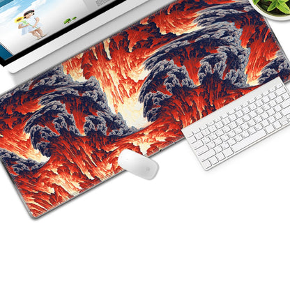 Colorful Gaming Mouse Pad Non-slip Keyboard Mat Large Desk Mat for PC Computer Laptop, Size: 300x800x3mm