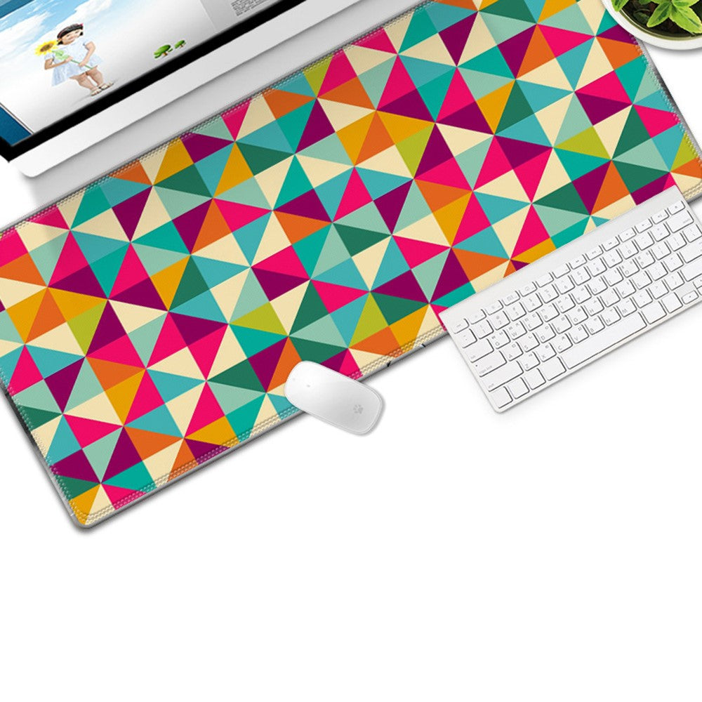 Colorful Gaming Mouse Pad Non-slip Keyboard Mat Large Desk Mat for PC Computer Laptop, Size: 300x800x3mm