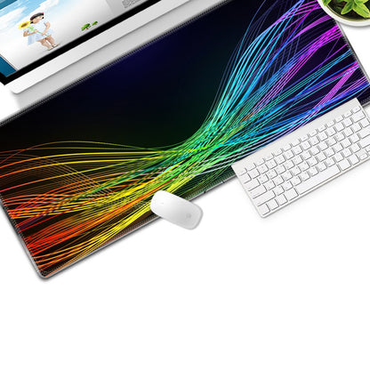 Colorful Gaming Mouse Pad Non-slip Keyboard Mat Large Desk Mat for PC Computer Laptop, Size: 300x800x3mm