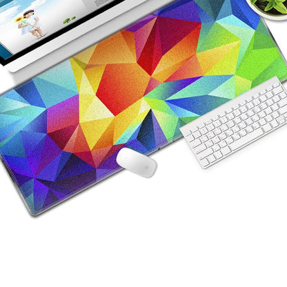 Colorful Gaming Mouse Pad Non-slip Keyboard Mat Large Desk Mat for PC Computer Laptop, Size: 300x800x3mm