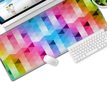 Colorful Gaming Mouse Pad Non-slip Keyboard Mat Large Desk Mat for PC Computer Laptop, Size: 300x800x3mm