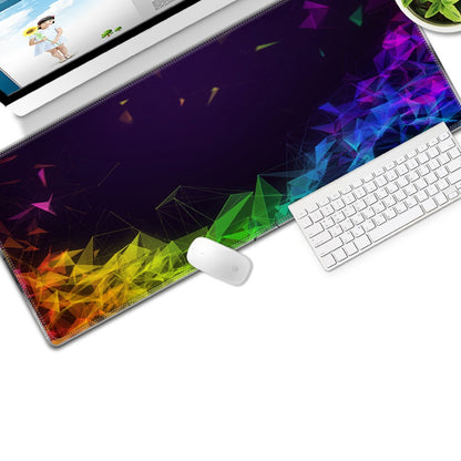 Colorful Gaming Mouse Pad Non-slip Keyboard Mat Large Desk Mat for PC Computer Laptop, Size: 300x800x3mm