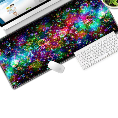 Colorful Gaming Mouse Pad Non-slip Keyboard Mat Large Desk Mat for PC Computer Laptop, Size: 300x800x3mm