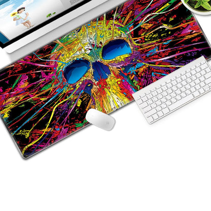 Colorful Gaming Mouse Pad Non-slip Keyboard Mat Large Desk Mat for PC Computer Laptop, Size: 300x800x3mm