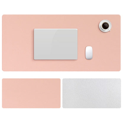 ZD02 90x40cm Waterproof PU Leather Large Computer Desk Mat Double-sided Keyboard Mouse Pad