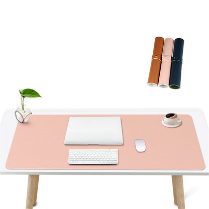 ZD02 90x40cm Waterproof PU Leather Large Computer Desk Mat Double-sided Keyboard Mouse Pad