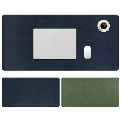 ZD02 90x40cm Waterproof PU Leather Large Computer Desk Mat Double-sided Keyboard Mouse Pad