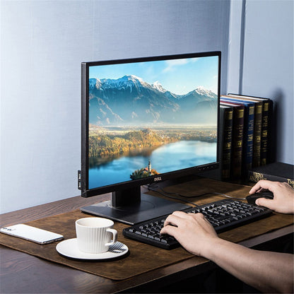 CONTACTS FAMILY 90x45cm Large Genuine Leather Mouse Pad Office Anti-slip Desk Mat Laptop Gaming Mouse Mat Keyboard Pad